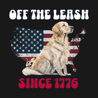 4th of July Independence Day Funny Design for Dog Lovers T-Shirt