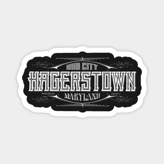 Vintage Hagerstown, MD Magnet by DonDota