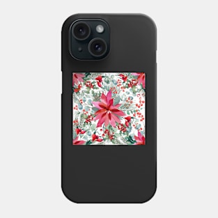 Poinsettia and the Holidays! Phone Case