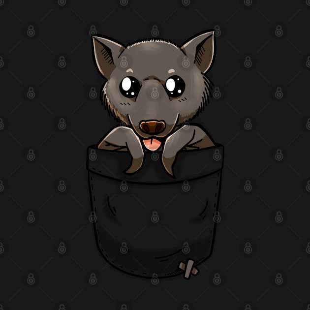 Cute Pocket Fruit Bat by TechraPockets