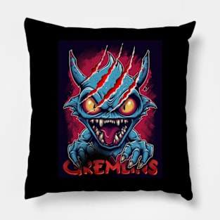 Gremlin-ghoul Artwork Pillow