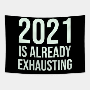 New Years Party Funny New Year 2020 2021 Sarcastic Sarcasm Tapestry