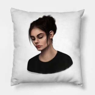 Beautiful girl Pillow