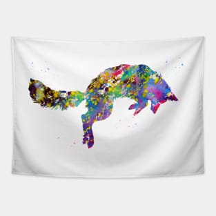 Fox Jumping Tapestry