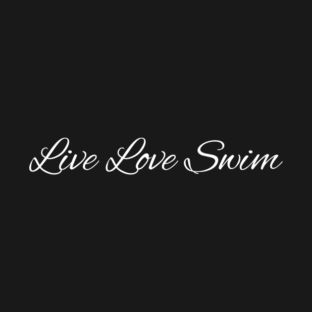 Swimmer - Live Love Swim by Splaro