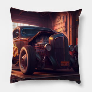 Hot Rod #7 Pillow