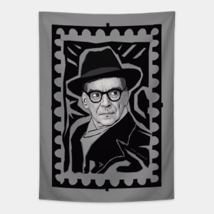 Ivo Andrić in Black and White Tapestry