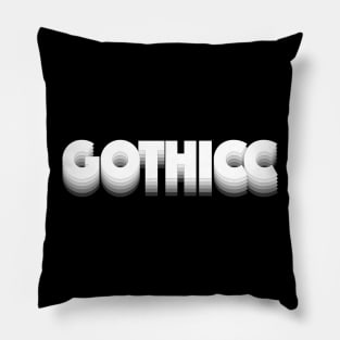 ∆∆∆∆ GOTHICC ∆∆∆∆ Exclusive Goth Design Pillow