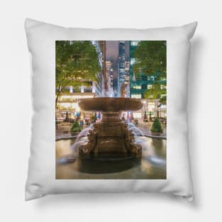 Bryant Park Fountain Pillow