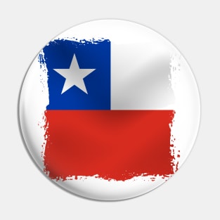 Chile Artwork Pin