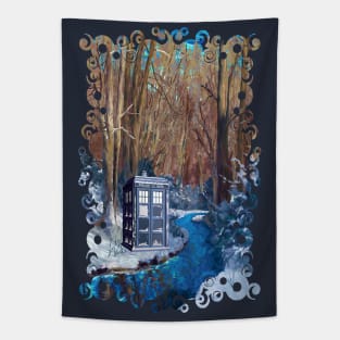 Frozen Tardis Doctor Who Tapestry