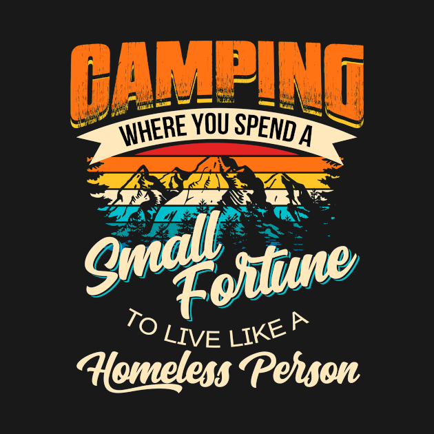 Camping Shirt Funny Camping Shirt Vintage Camping Lover by Nikkyta