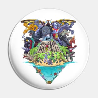 YHS on Monster Island Pin