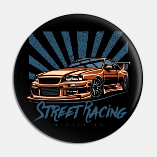 Street racing Pin