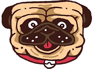 Pug Mask Magnet