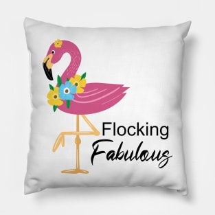 Flocking Fabulous Pillow