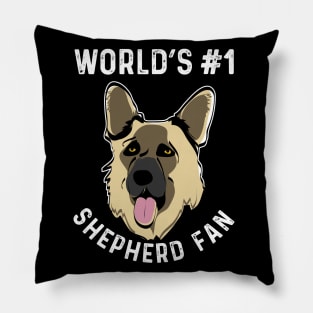 World's No 1 German Shepherd Fan Dog Lover Gifts Pillow