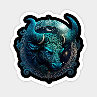 Taurus Zodiac Sign Magnet