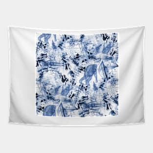 Myth Toile: Denim Tapestry