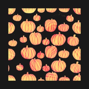 swirly pumpkin pattern T-Shirt