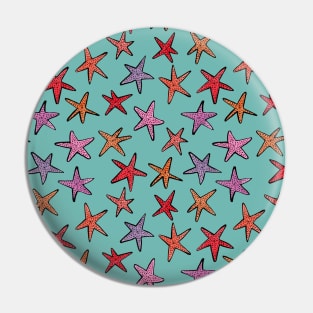 Starfishes in tropical water Pin