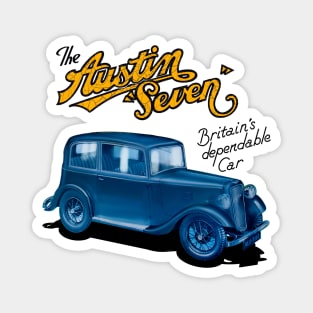 The Classic Austin Seven Vintage Car Magnet