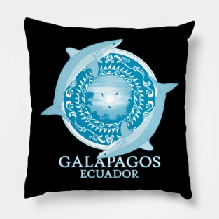 Mako Sharks Ecuador Galápagos Pillow