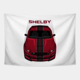 Ford Mustang Shelby GT350 2015 - 2020 - Rapid Red - Black Stripes Tapestry