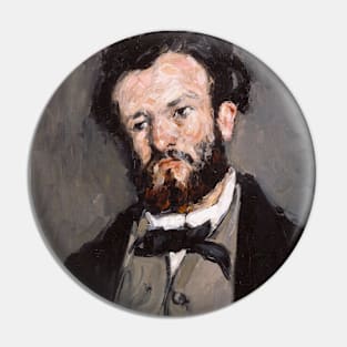 Portrait of Anthony Valabregue by Paul Cezanne Pin