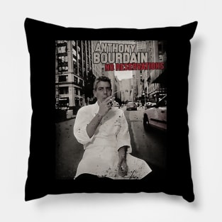 Anthony Bourdain Vintage Pillow