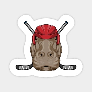 Hippo Ice hockey Ice hockey stick Magnet