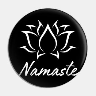 Namaste shirt, Workout shirt, Funny Yoga shirt, Meditation shirt, Lotus Yoga shirt, Yoga Gift shirt Pin