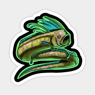 Regalecidae Rad sea serpent dragon design color variant B Magnet