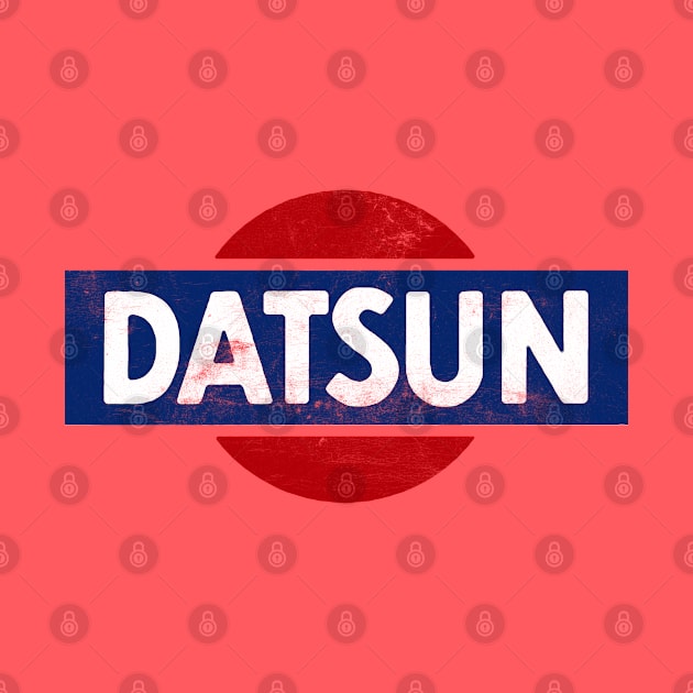 Datsun -- Vintage Look Faded Retro Design by CultOfRomance