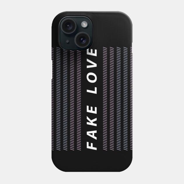 FAKE LOVE AREA Phone Case by katamaknya