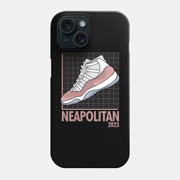 AJ 11 Retro Neapolitan Sneaker Phone Case by milatees