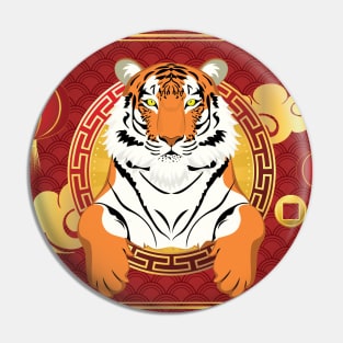 Lunar new year tiger Pin