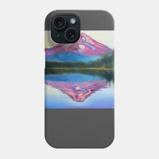 Mount Hood Trillium Lake Phone Case