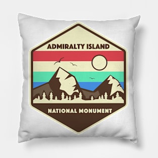 Admiralty Island National Monument Retro Pillow