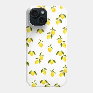 Citrus Lemon Fruit Pattern Phone Case