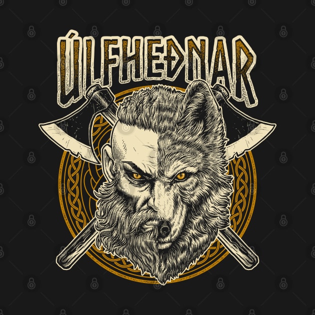 Norse Viking Wolf Ulfhednar Pagan Warrior Ulfhedinn by Blue Pagan