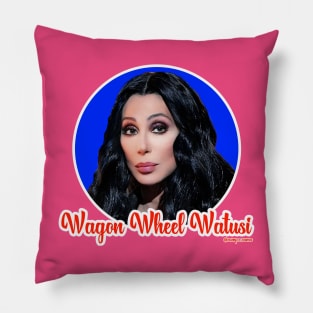 Wagon Wheel Watusi Pillow