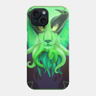 Lovecraft Lion [Blu/Grn Version] Phone Case