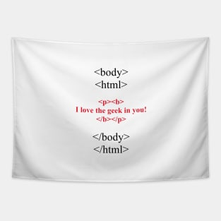 Geek code! I love the geek in you! Tapestry