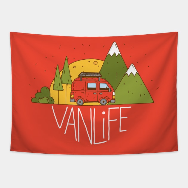 Van Life Tapestry by geep44