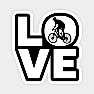 Love Mountain Biking - I Love MTB | Mountain Bikers Gift Magnet