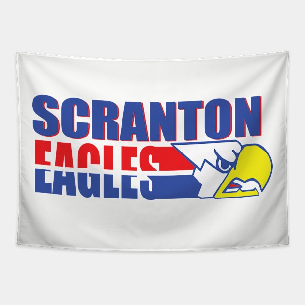 Scranton Eagles Football Tapestry by Tee Arcade
