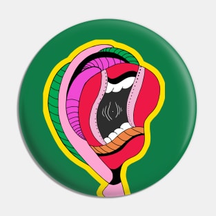 Beatbox Mouth Microphone Pin