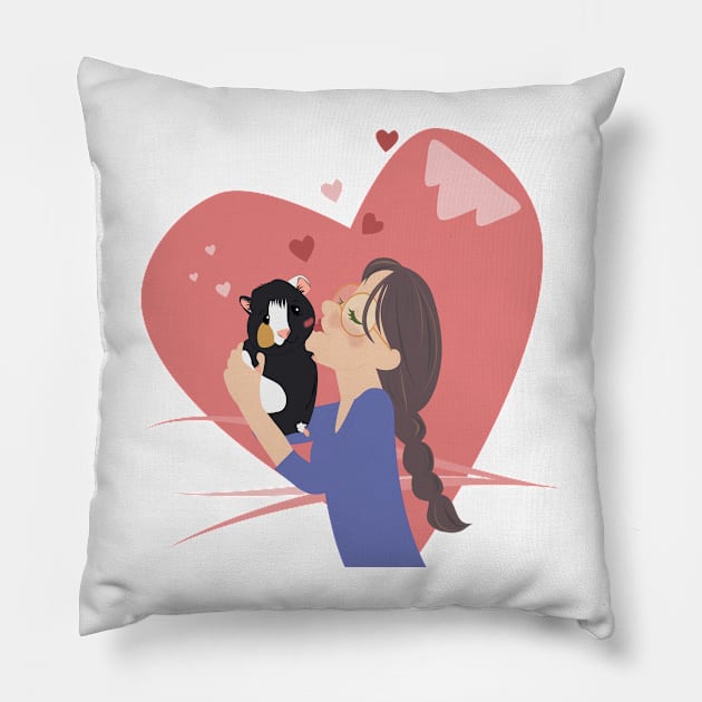 Animal lovers Pillow by Aurealis