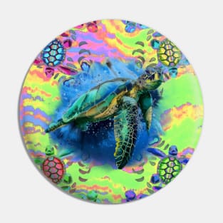 The Colors of Turtle Pin